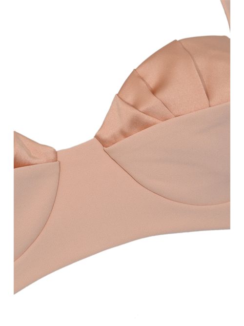 Reggiseno in crêpe leggero e raso Elisabetta Franchi | RG01562E2EA1